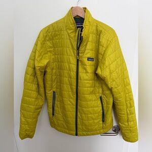 Patagonia Men's Vibrant Yellow Puffer Jacket